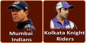 Mumbai Indians vs Kolkata Knight Riders