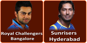 Sunrisers Hyderabad vs Royal Challengers Bangalore