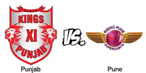 Kings XI Punjab Vs Rising Pune Supergiants