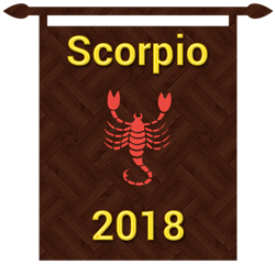 Symbol of Scorpio zodiac sign