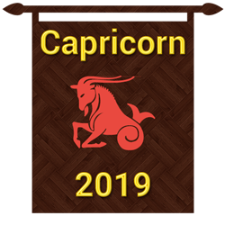 Symbol of Capricorn zodiac sign