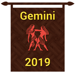 Symbol of Gemini zodiac sign