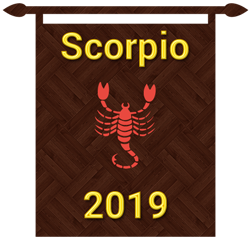 Symbol of Scorpio zodiac sign