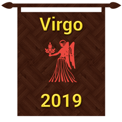 Symbol of Virgo zodiac sign