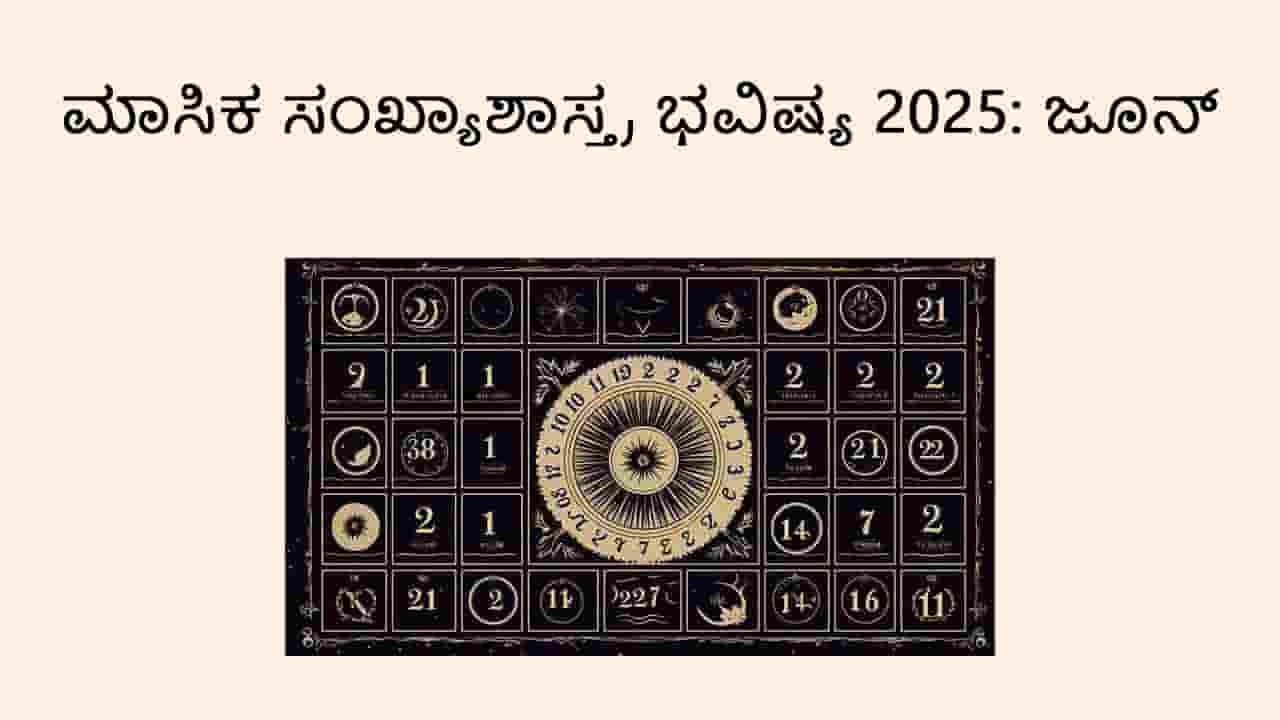 Image for June 2025 Numerology Monthly