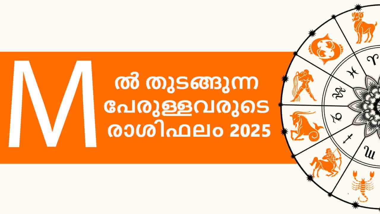 M ൽ തുടങ്ങുന്ന പേരുള്ളവരുടെ രാശിഫലം 2025