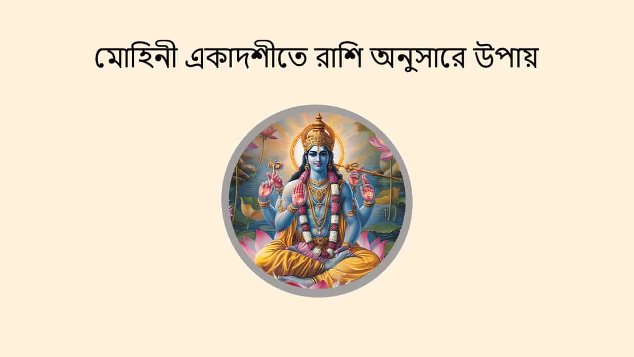মোহিনী একাদশীতে রাশি অনুসারে উপায়