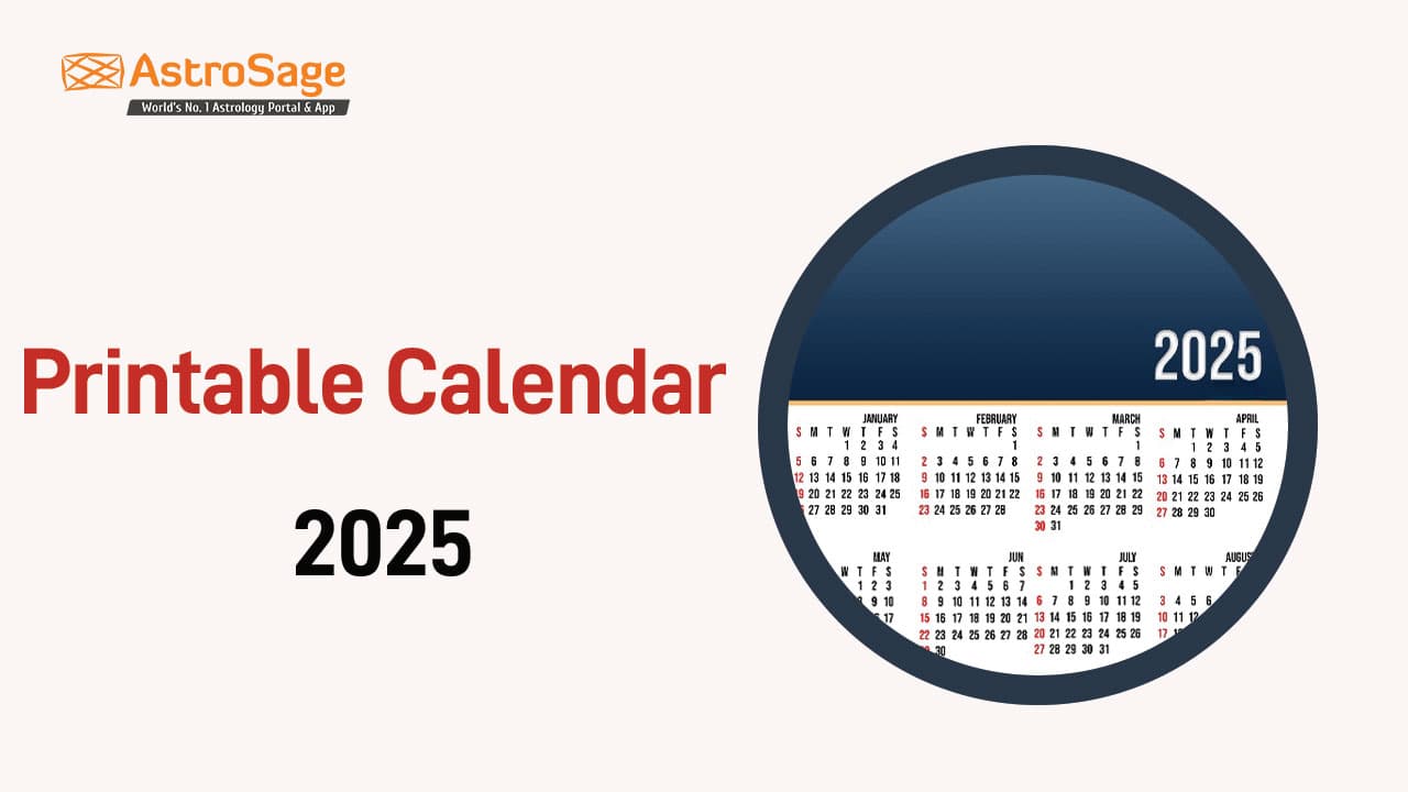 Printable Calendar 2025