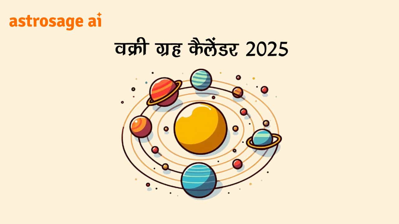 यहां पढ़ें वक्री ग्रह कैलेंडर 2025