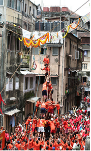 Dahi Handi will be performed during Janmashtami 2017 in Mumbai