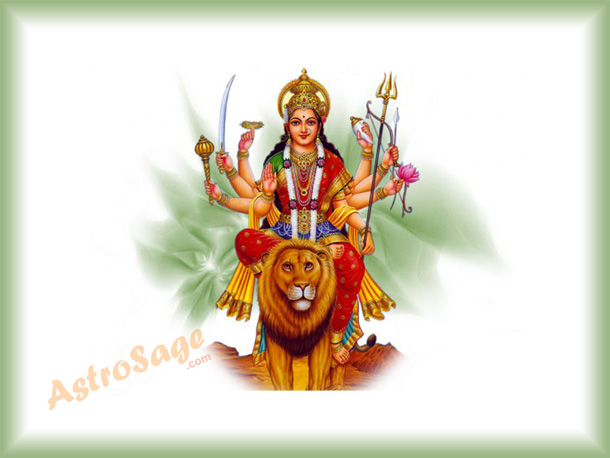 Greetings of navratri festival