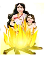 Legend of Holika Dahan is associated with the Holi festival