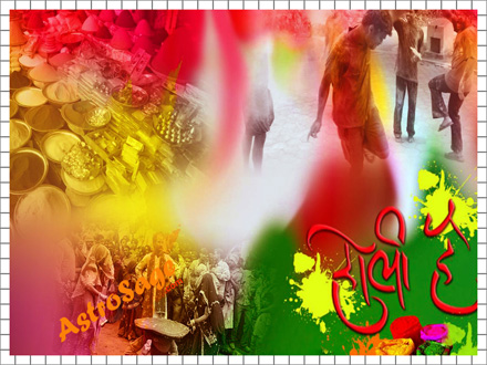 Wallpapers of holi festival