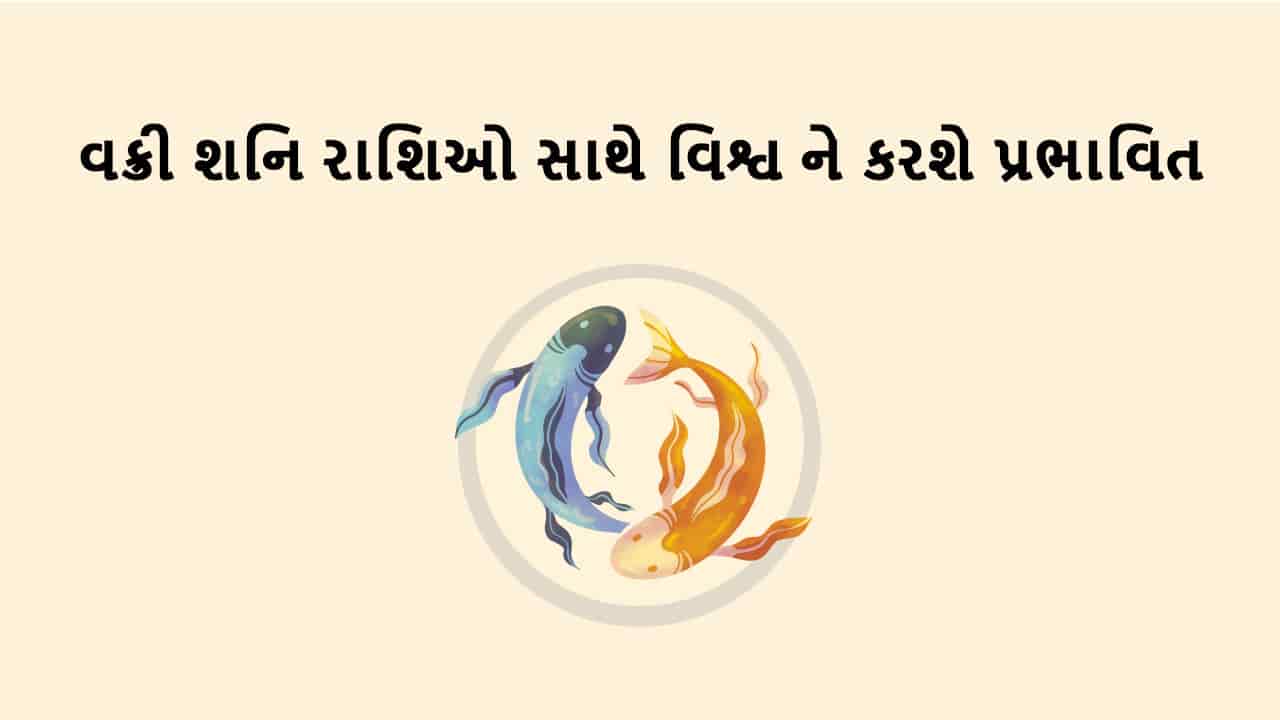 શનિ મીન રાશિમાં વક્રી