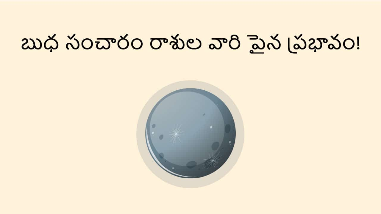 Mercury Transit in Aquarius TEASER (Lucky-Unlucky Zodiacs) in Telugu