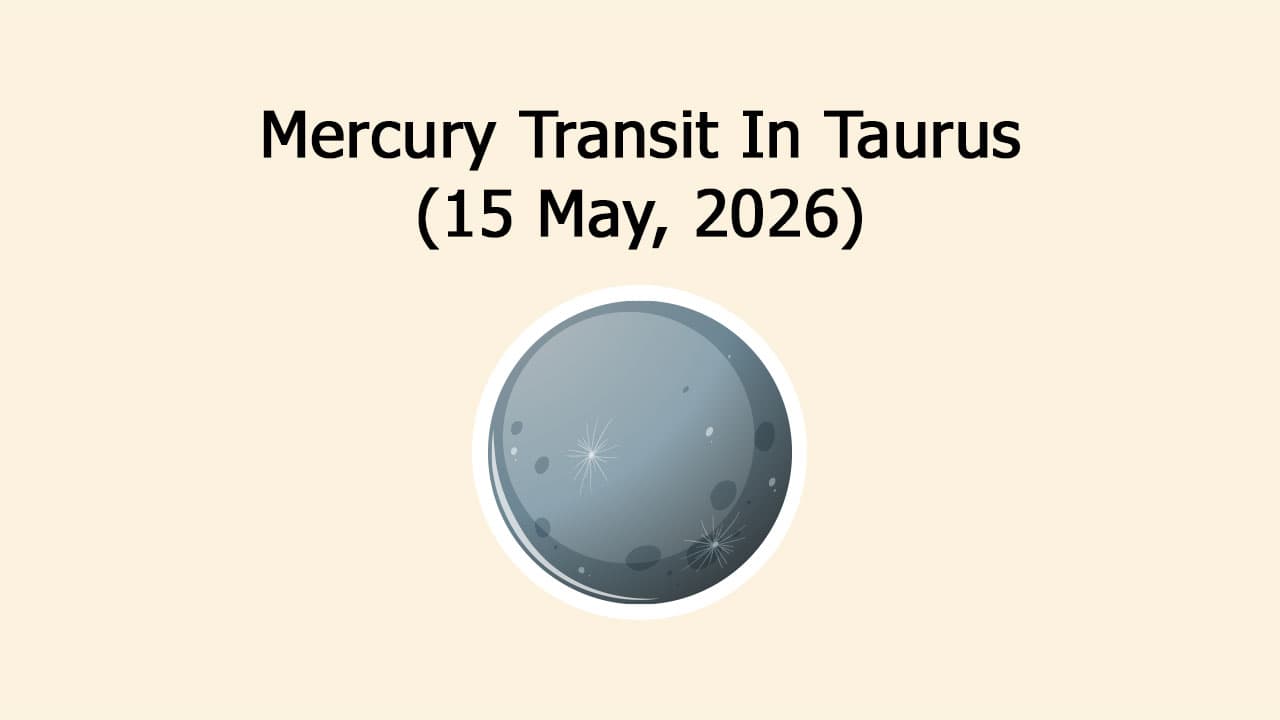 Mercury Transit in Taurus