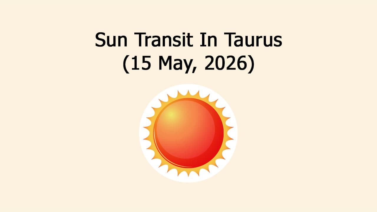 Sun Transit in Taurus