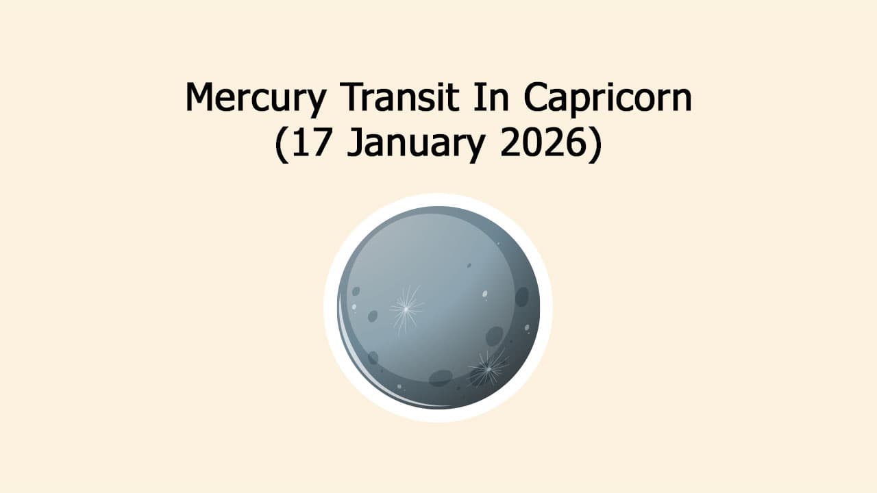 Mercury Transit In Capricorn