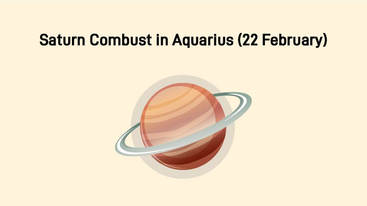 Saturn Combust In Aquarius