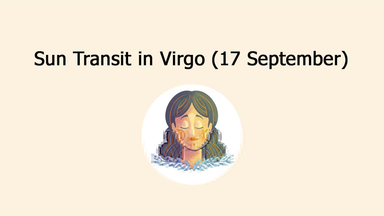 Sun Transit In Virgo