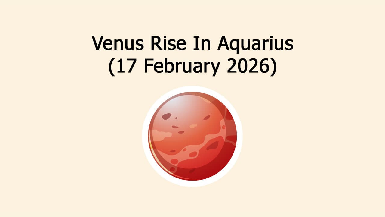 Venus Rise In Aquarius On 17 January, 2026