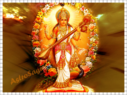 Free Wallpapers of Goddess Saraswati