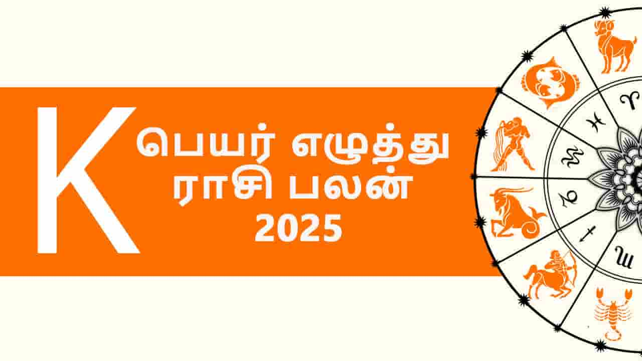 K பெயர் எழுத்து ராசி பலன் 2025